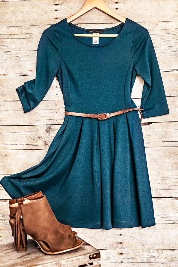 Simply Perfect Belted Dress