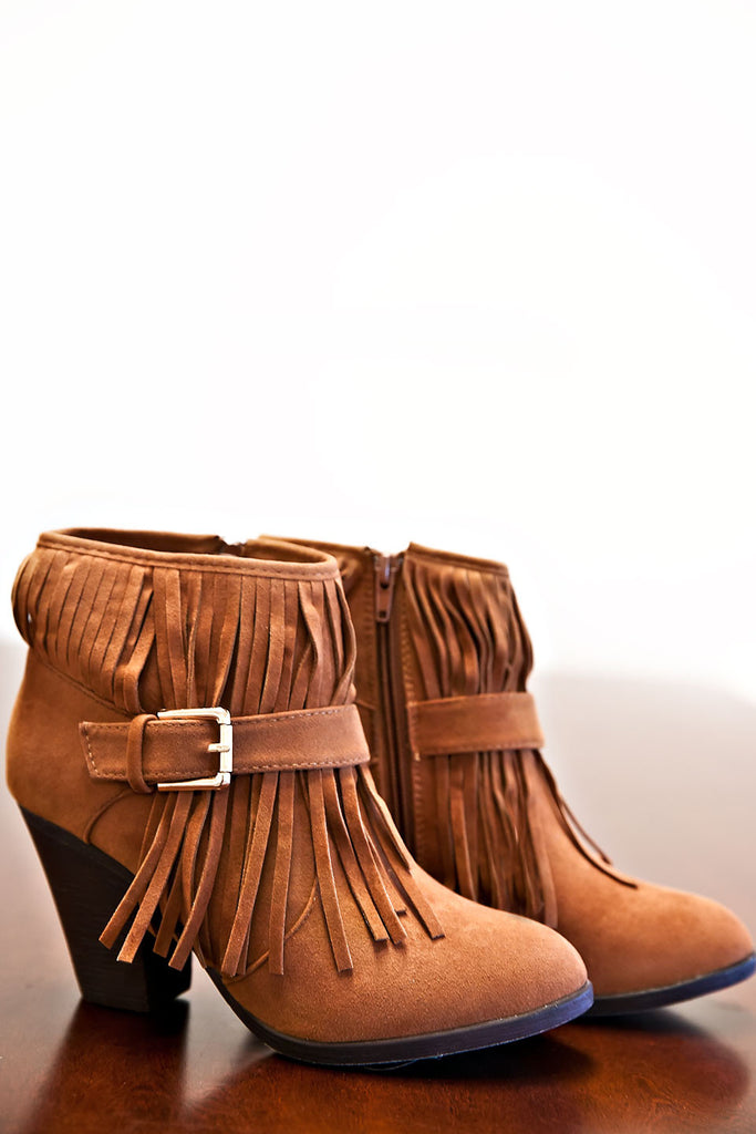 Go Forth Fringe Booties