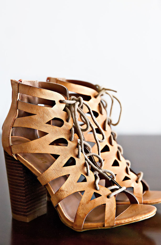 Just Like That Heels-Camel