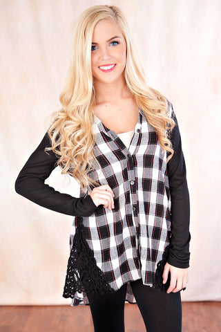 Grand Adventure Plaid Top