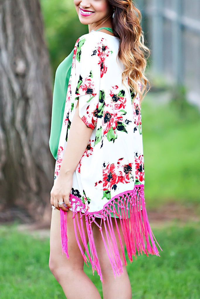 Great Times Floral Kimono