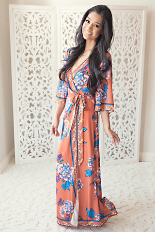 Clementine Floral Maxi Dress