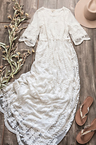 Serenity Lace Maxi Dress