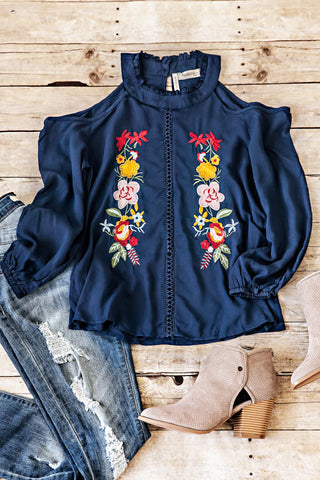 Melanie Cold Shoulder Top