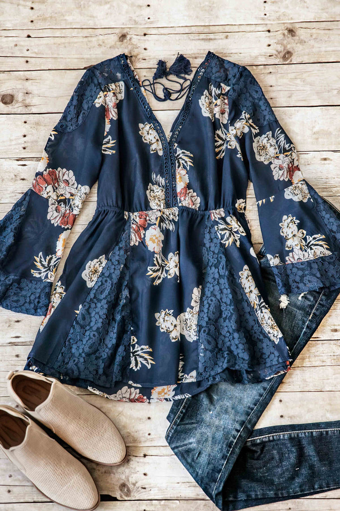 Floral Semi-Sheer Top