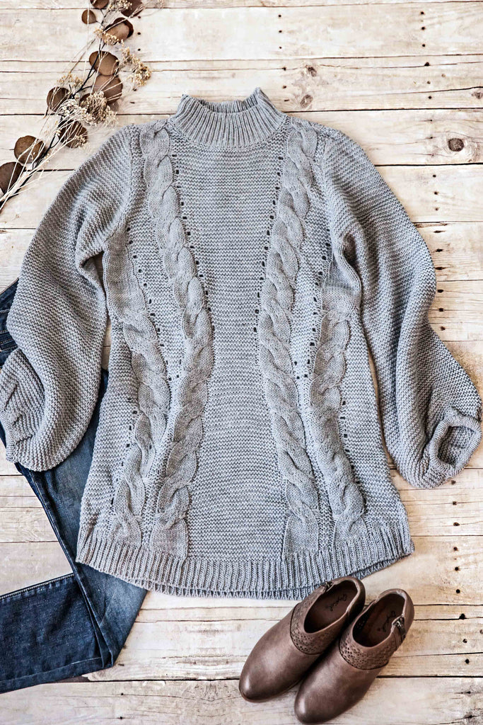LYNDSEY SWEATER-GREY