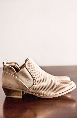 Fallon Ankle Booties-Stone