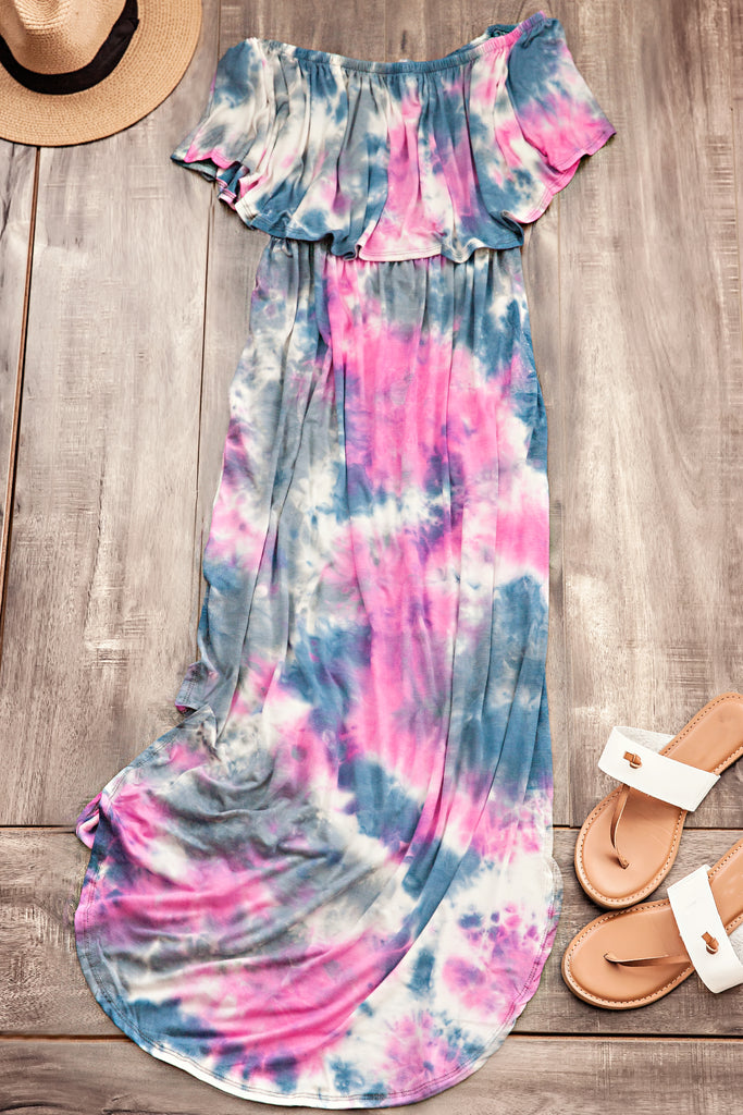 Splash Of Color Maxi Dress