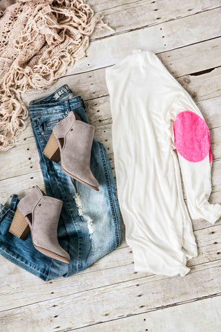 With A Little Pink Glam-Ivory