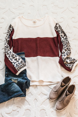 My Go To Top Burgundy