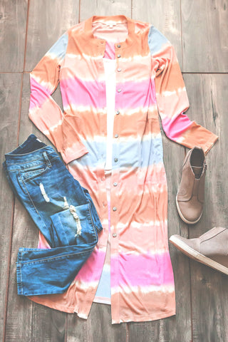 All About it Color Block Cardigan