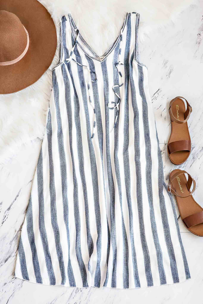 Along The Tides Striped Dress