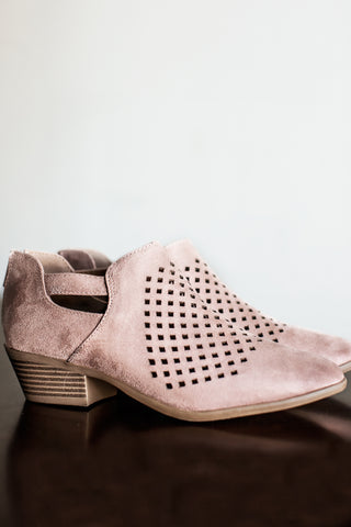 Emelie Ankle Booties-Blush