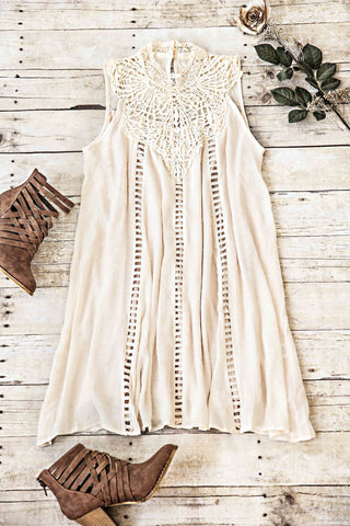 Dhalia Lace Crochet Dress