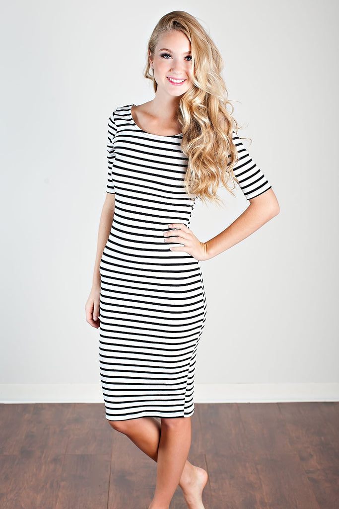 Line Upon Line Striped Dress
