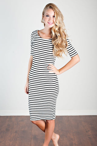 Line Upon Line Striped Dress
