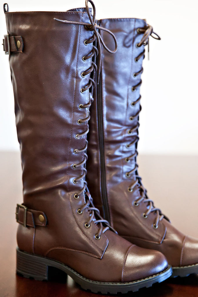 The Debut Lace-Up Boots