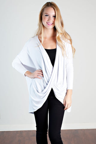 Tunic Love Top-White