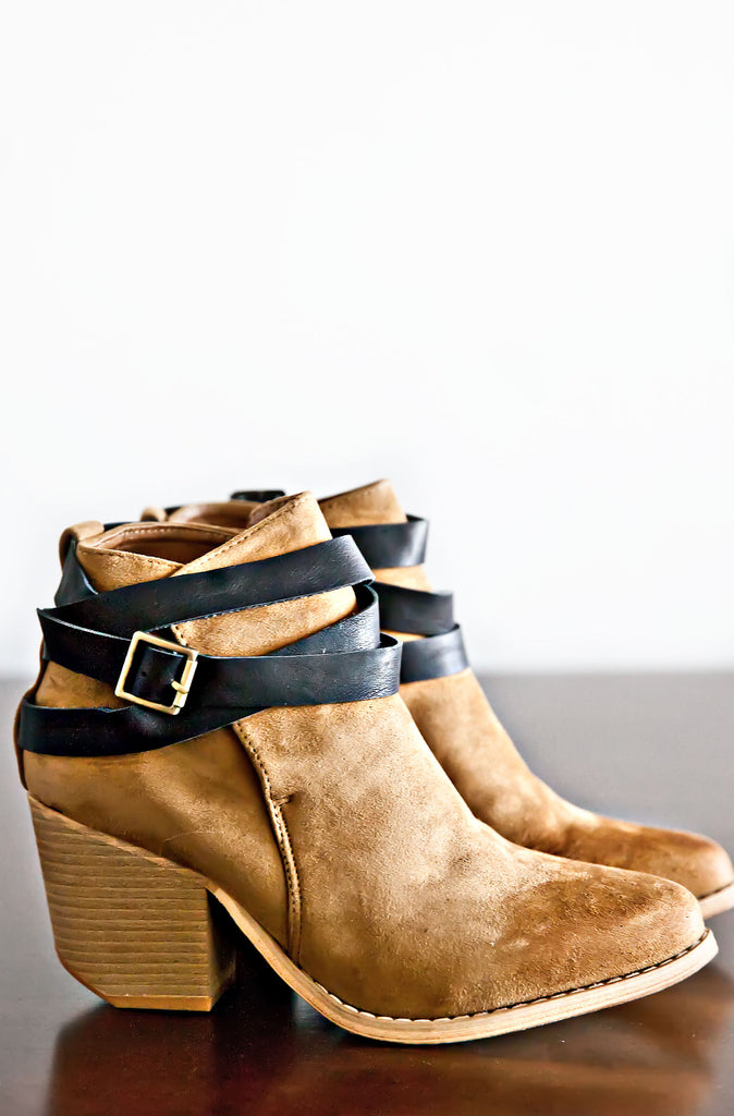 Walk The Line Ankle Boots