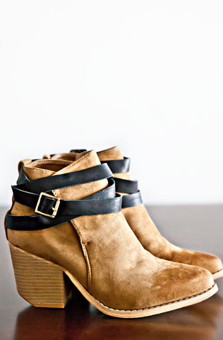 Walk The Line Ankle Boots