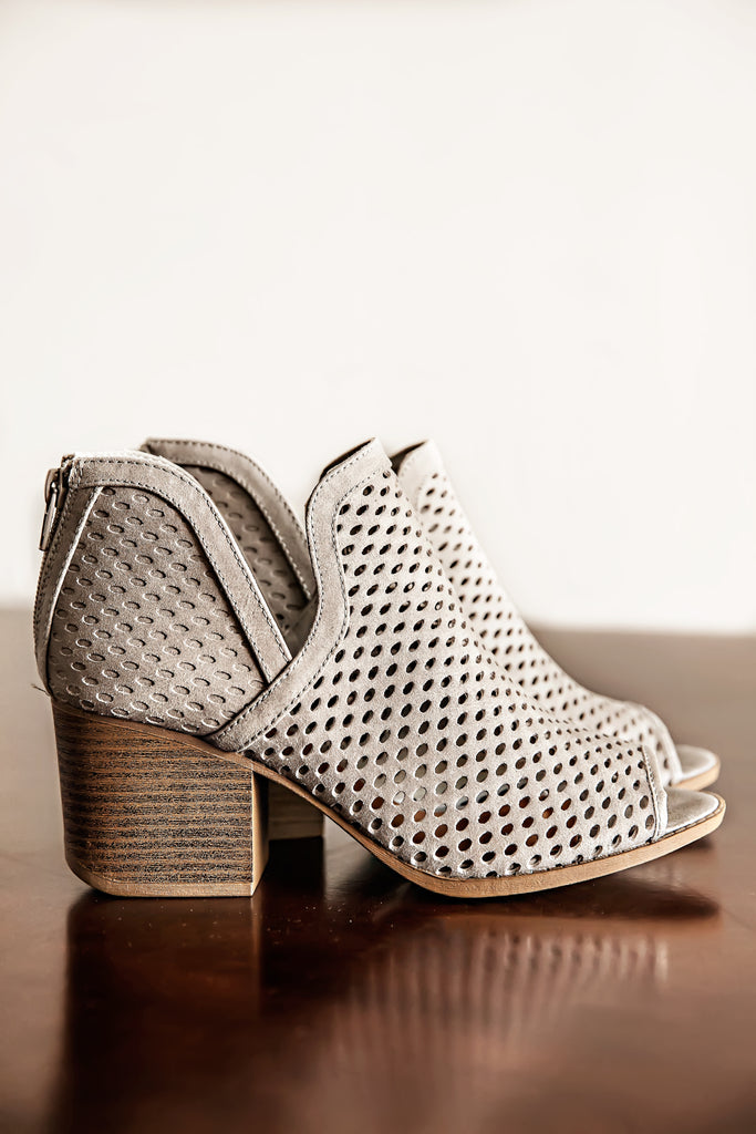 Salma Ankle Boots-Grey