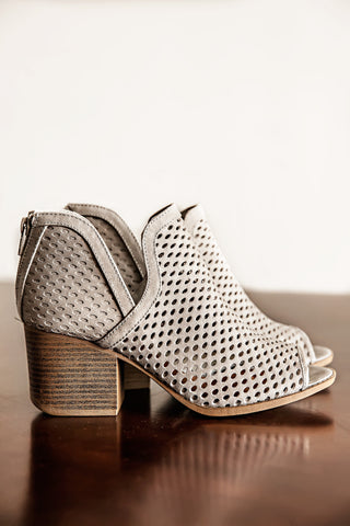 Salma Ankle Boots-Grey