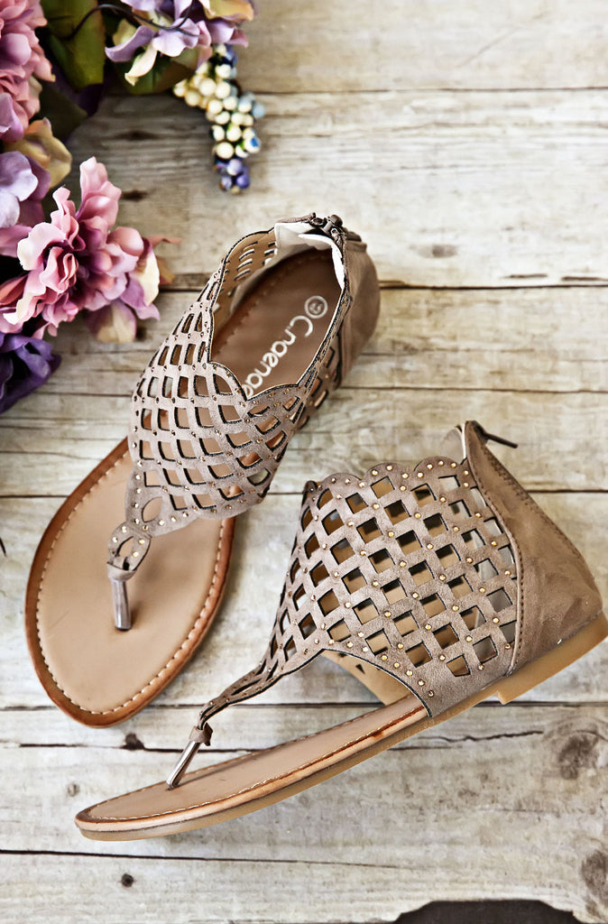 Zelma Sandals-Khaki