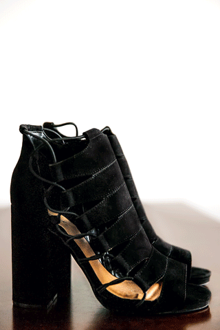 Madison Heel Shoes-Black