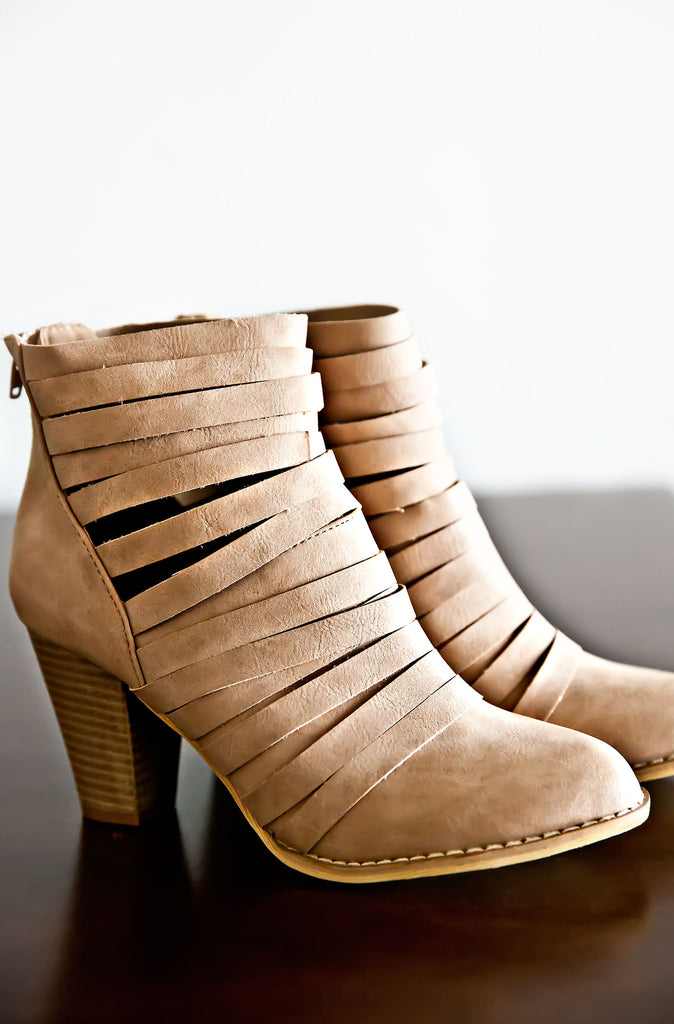 Mad Love Booties-Beige