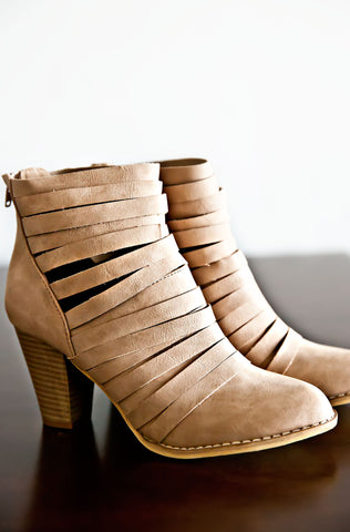 Mad Love Booties-Beige