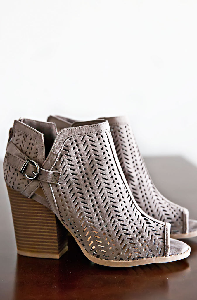 Mason Ankle Boots-Taupe