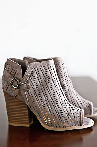 Mason Ankle Boots-Taupe