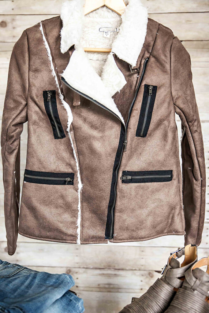 Mila Jacket-Brown
