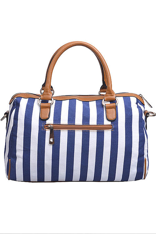Black Striped Bag