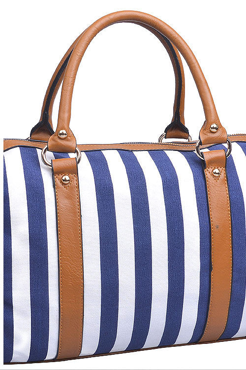 Black Striped Bag