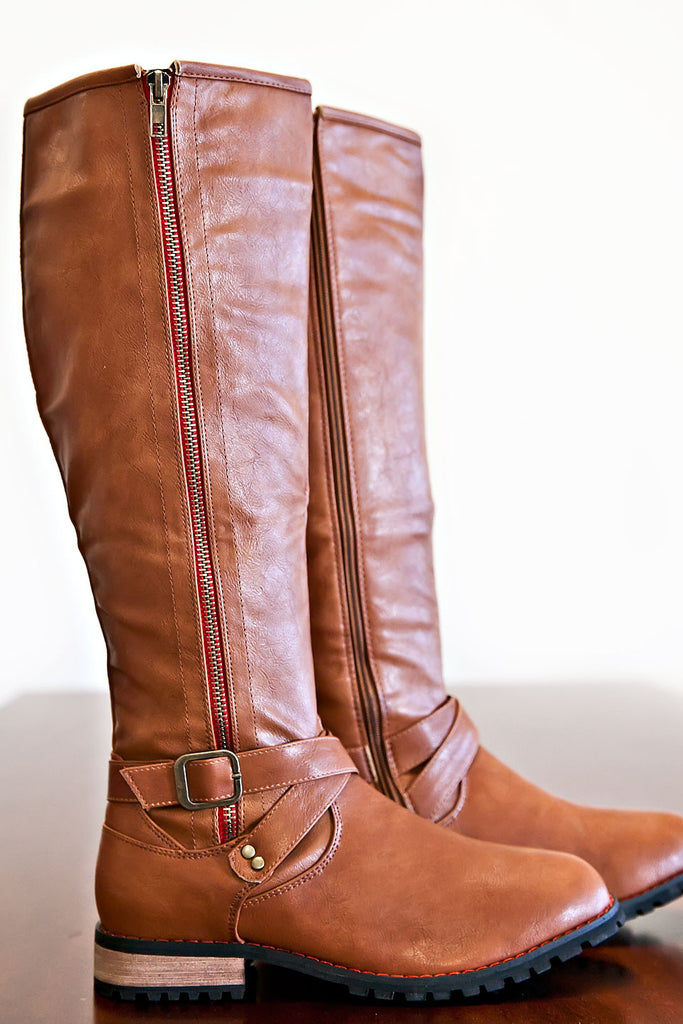 Out & About Boots-Chestnut