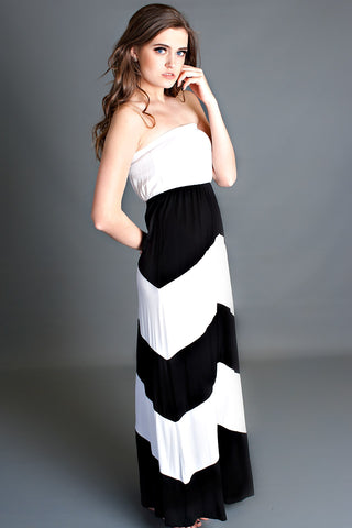 Modern Times Colorblock Maxi Dress