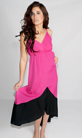 My Beloved Colorblock Maxi Dress