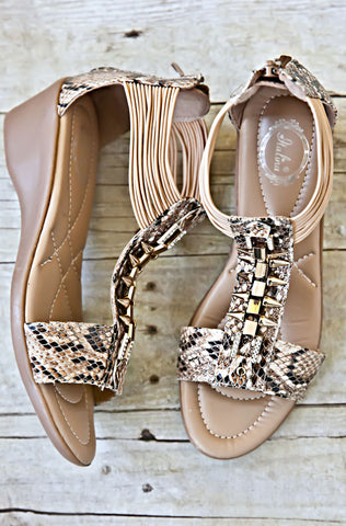 Play With Fire Sandals-Taupe