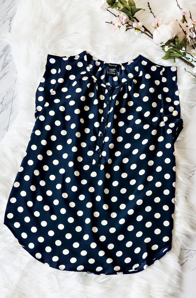 Pretty Lady Polka Dot Top