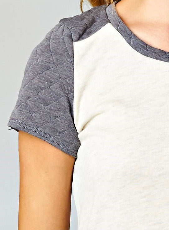 Quilted Sleeves Top
