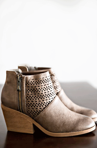 Rawley Booties-Taupe