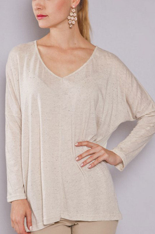 Running Errands Cream Top