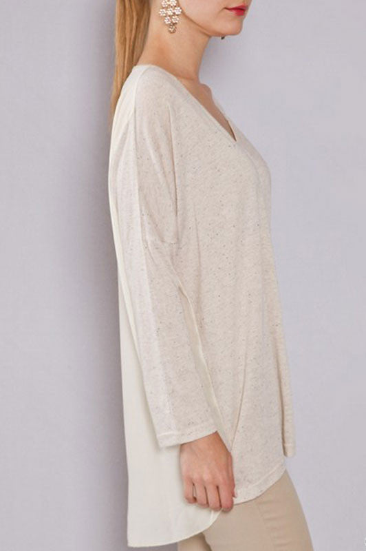 Running Errands Cream Top