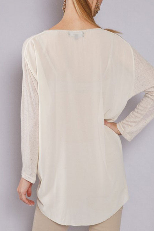 Running Errands Cream Top