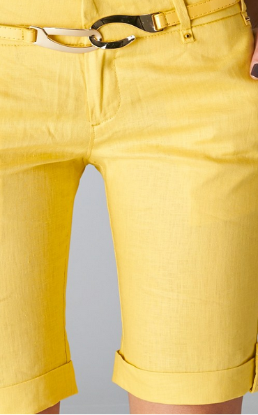 Lets Be Happy White Shorts