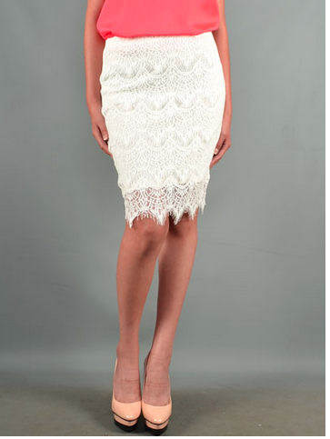 Party At Gatsby's Lace Skirt