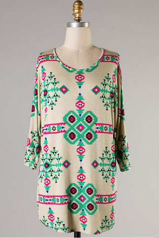 Sightseeing Printed Top
