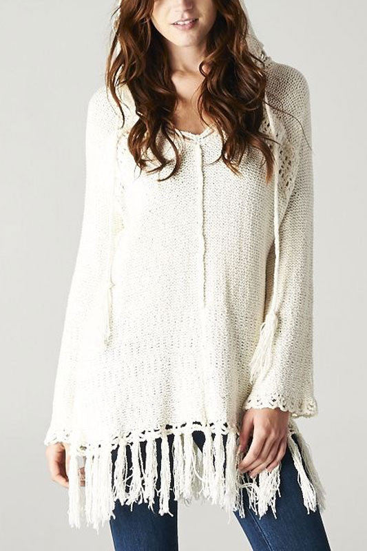 Simple Love Hooded Sweater
