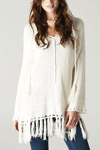 Simple Love Hooded Sweater